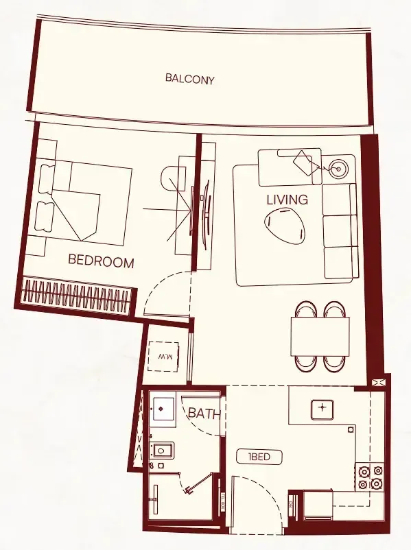 Binghatti Binghatti Skyflame floor plan