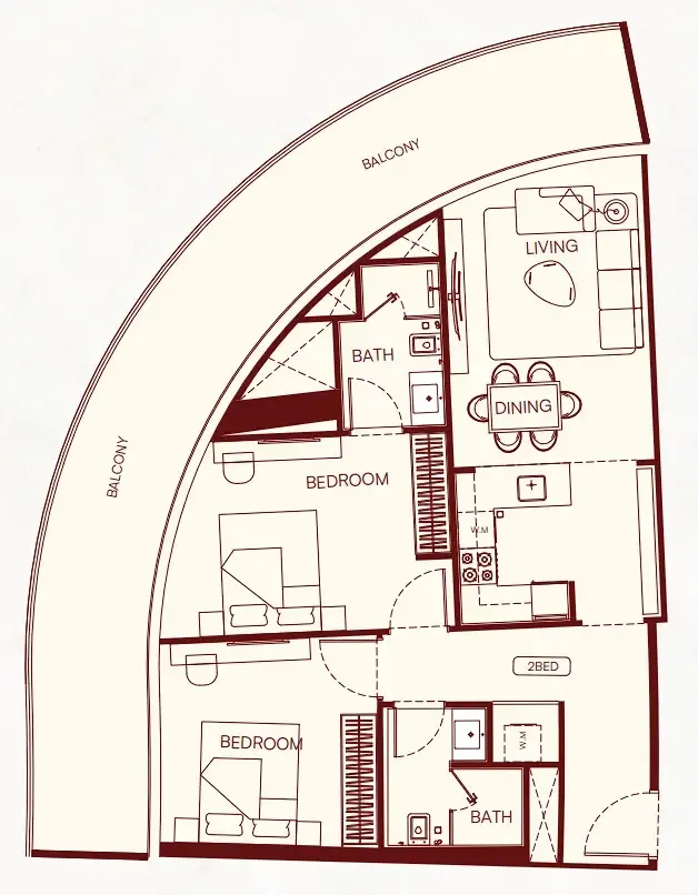 Binghatti Binghatti Skyflame floor plan
