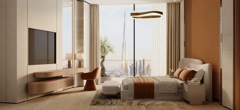 Interior at Binghatti Skyflame in Majan Dubai