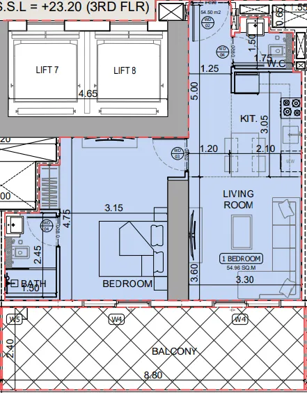 Binghatti Binghatti Skyhall floor plan