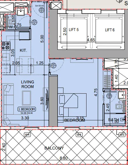 Binghatti Binghatti Skyhall floor plan