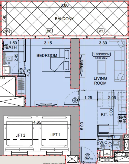 Binghatti Binghatti Skyhall floor plan