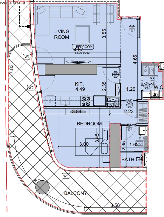 Binghatti Binghatti Skyhall floor plan