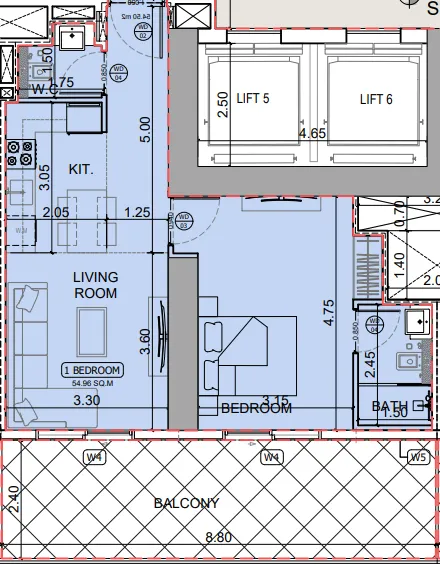 Binghatti Binghatti Skyhall floor plan