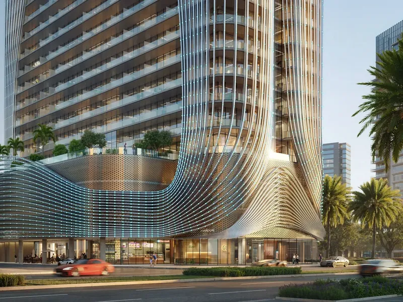 Exterior at Binghatti Skyhall in Business Bay Dubai