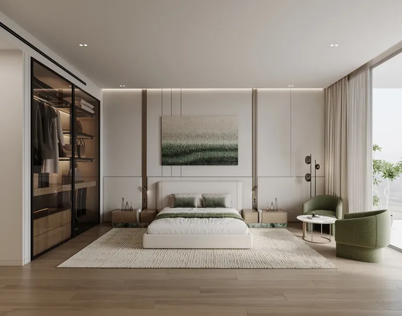 Interior at Binghatti Skyhall in Business Bay Dubai