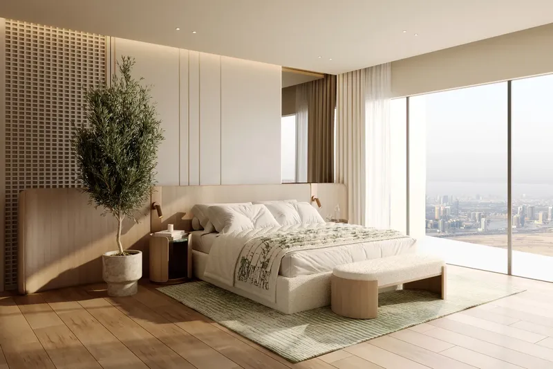 Interior at Binghatti Skyhall in Business Bay Dubai