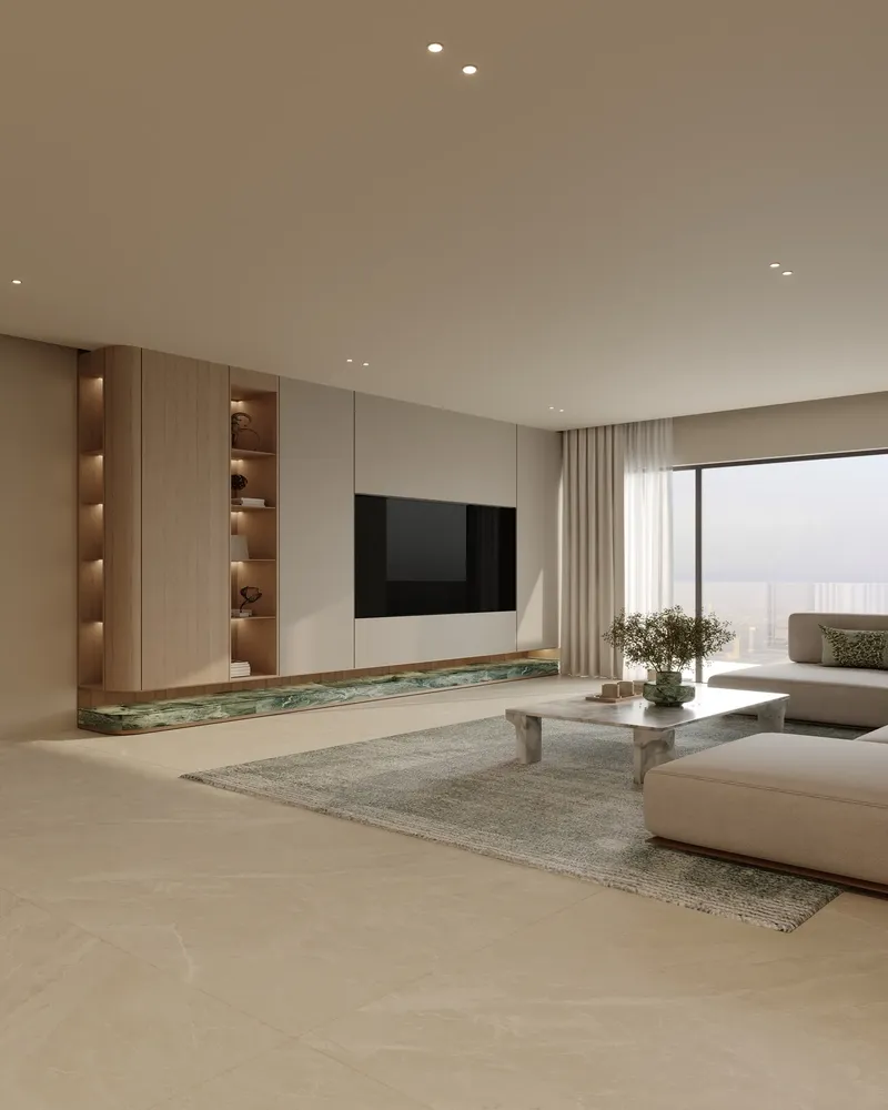 Interior at Binghatti Skyhall in Business Bay Dubai