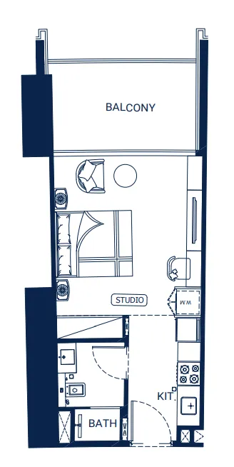 Binghatti Binghatti Skyrise floor plan