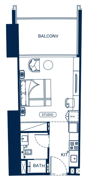 Binghatti Binghatti Skyrise floor plan