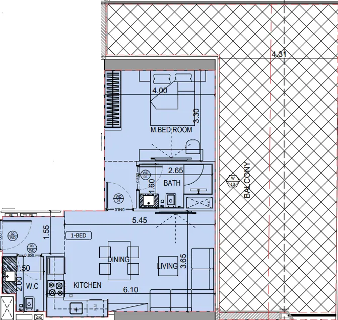 Binghatti Binghatti Starlight floor plan