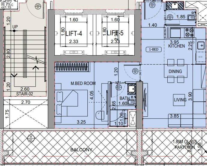 Binghatti Binghatti Starlight floor plan