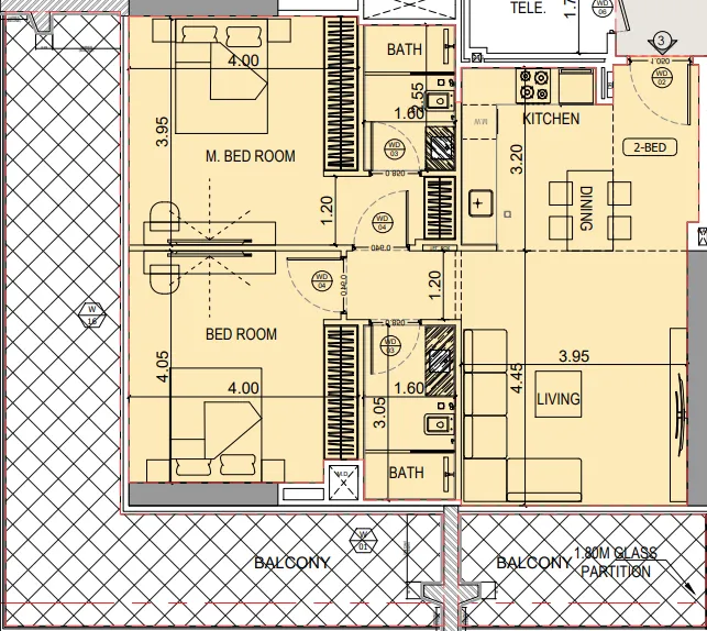 Binghatti Binghatti Starlight floor plan