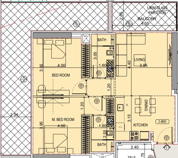 Binghatti Binghatti Starlight floor plan
