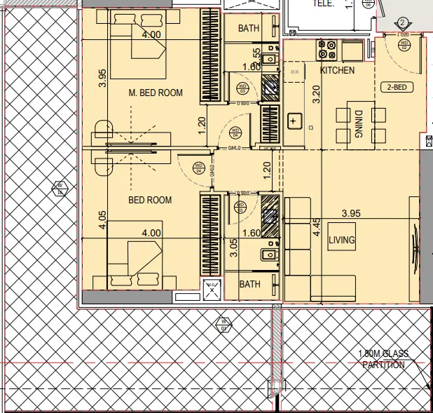 Binghatti Binghatti Starlight floor plan