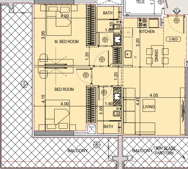 Binghatti Binghatti Starlight floor plan