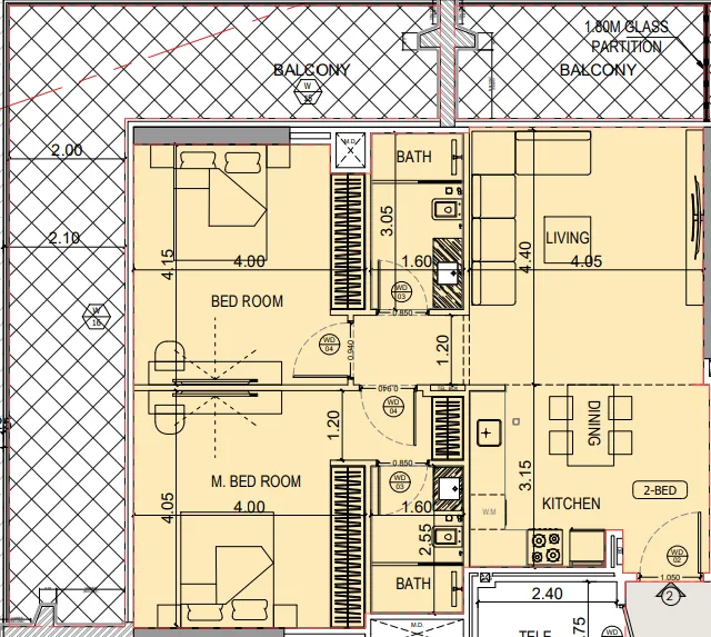 Binghatti Binghatti Starlight floor plan
