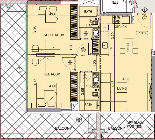 Binghatti Binghatti Starlight floor plan