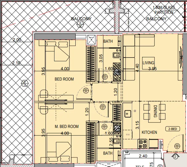 Binghatti Binghatti Starlight floor plan