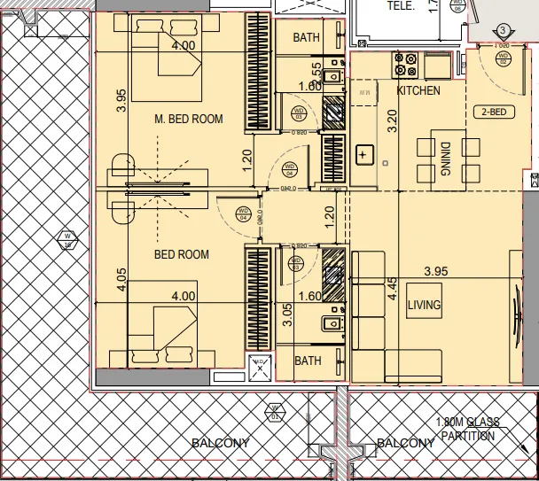 Binghatti Binghatti Starlight floor plan