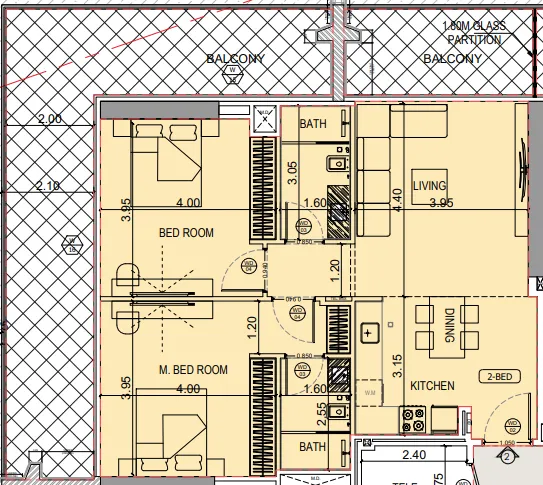 Binghatti Binghatti Starlight floor plan