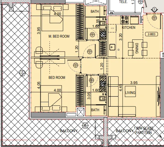 Binghatti Binghatti Starlight floor plan