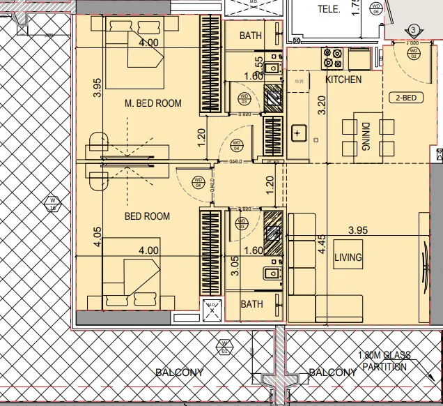Binghatti Binghatti Starlight floor plan