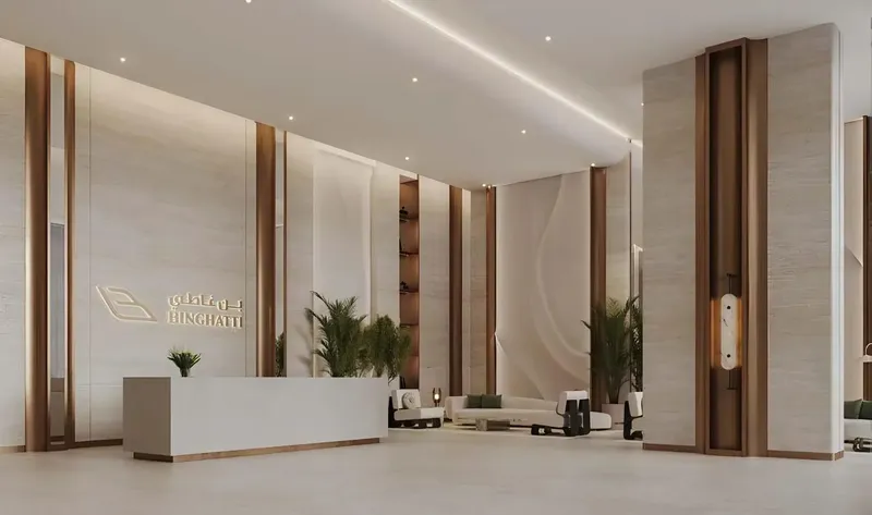 Lobby at Binghatti Starlight in Al Jaddaf Dubai