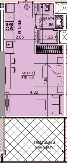 Binghatti Binghatti Starlight floor plan
