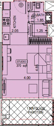 Binghatti Binghatti Starlight floor plan