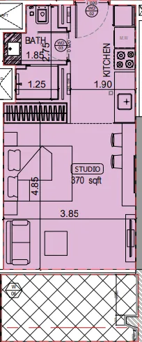 Binghatti Binghatti Starlight floor plan