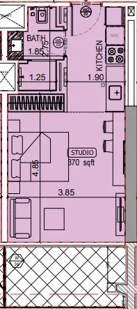Binghatti Binghatti Starlight floor plan