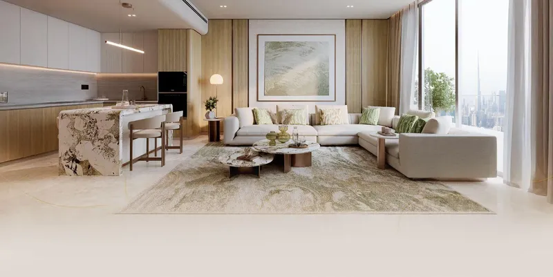 Interior at Binghatti Titania in Majan Dubai