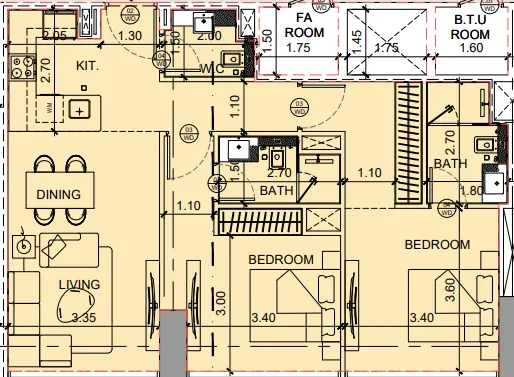 Binghatti Binghatti Twilight floor plan