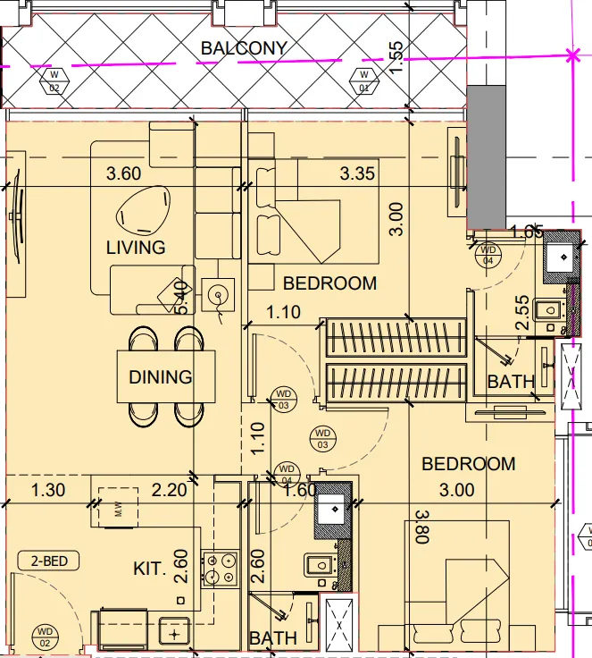Binghatti Binghatti Twilight floor plan