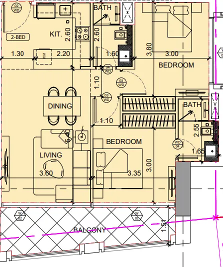 Binghatti Binghatti Twilight floor plan