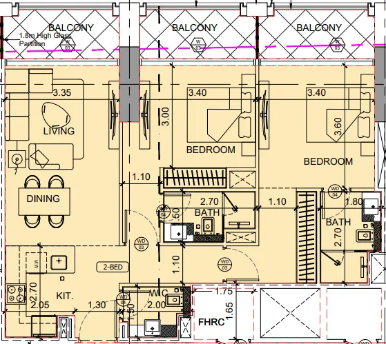 Binghatti Binghatti Twilight floor plan