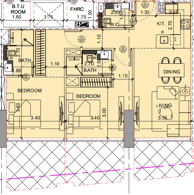 Binghatti Binghatti Twilight floor plan