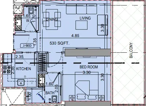 Binghatti Binghatti Vintage floor plan