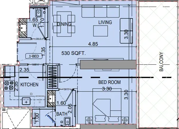 Binghatti Binghatti Vintage floor plan