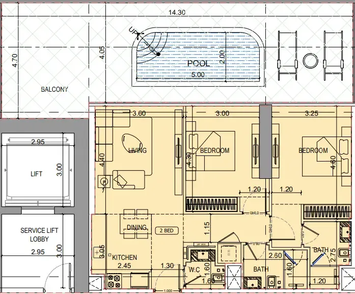 Binghatti Binghatti Vintage floor plan