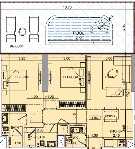 Binghatti Binghatti Vintage floor plan