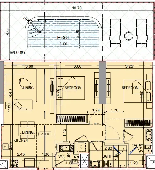 Binghatti Binghatti Vintage floor plan