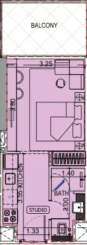 Binghatti Binghatti Vintage floor plan