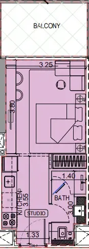 Binghatti Binghatti Vintage floor plan