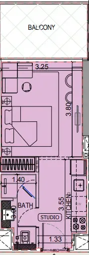 Binghatti Binghatti Vintage floor plan