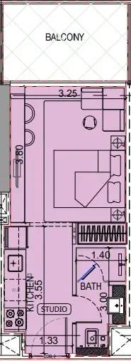 Binghatti Binghatti Vintage floor plan