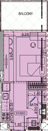Binghatti Binghatti Vintage floor plan