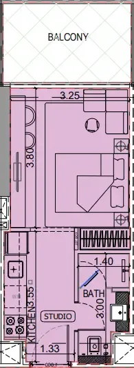 Binghatti Binghatti Vintage floor plan