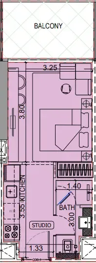 Binghatti Binghatti Vintage floor plan